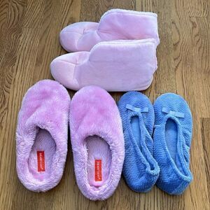 Bundle of THREE Pair of Slippers! Large